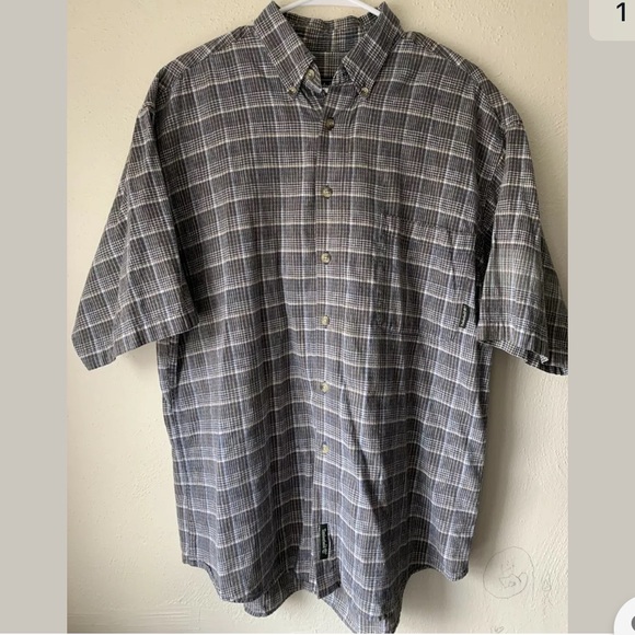 Timberland Other - Timberland Mens Plaid Shirt Size L Linen/Cotton